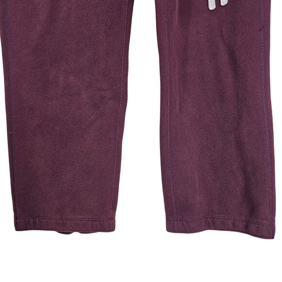 Y2K Abercrombie & Fitch Spellout Sweatpants Men's Small Burgundy Casual Lounge - Picture 11 of 11